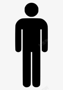 mens男性男人男装房间厕所AIGA符图标高清图片