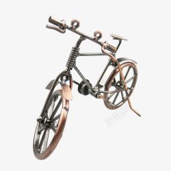 铁艺自行车做旧小自行车高清图片