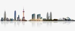 东方明珠建筑素材