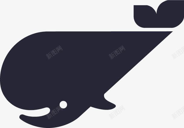 小鲸鱼矢量图eps免抠素材_新图网 https://ixintu.com 小鲸鱼 矢量图