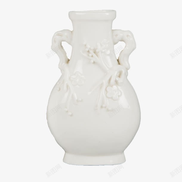 白色古代感花纹的白瓷瓶png免抠素材_新图网 https://ixintu.com 古代 白瓷瓶 白色 花纹