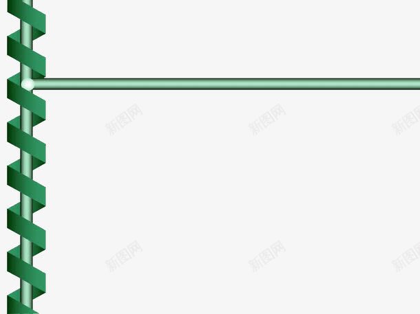 绿色螺旋PPT模板png免抠素材_新图网 https://ixintu.com PPT模板 PPT背景 绿色 螺旋