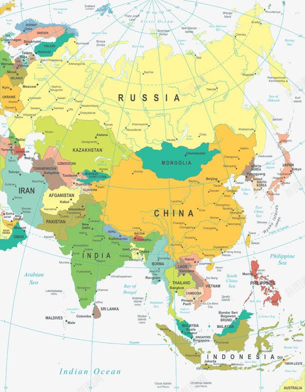 世界地图板块png免抠素材_新图网 https://ixintu.com 世界地图 地图 地理