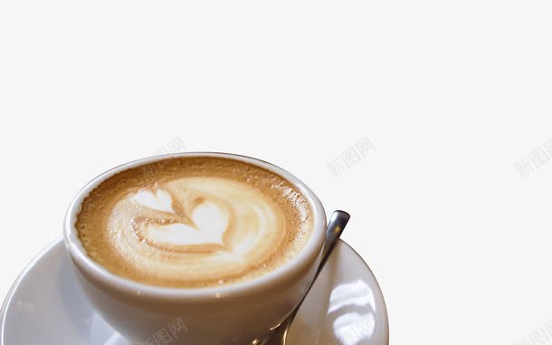 白色陶瓷杯奶黄色热咖啡png免抠素材_新图网 https://ixintu.com 免扣元素 冬日热饮 暖饮 热咖啡 陶瓷杯