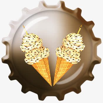 冰激凌图标png_新图网 https://ixintu.com 冰激凌 卡通冰淇淋 图标 甜筒
