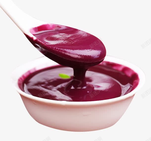 浓稠的紫薯粉png免抠素材_新图网 https://ixintu.com 紫薯粉