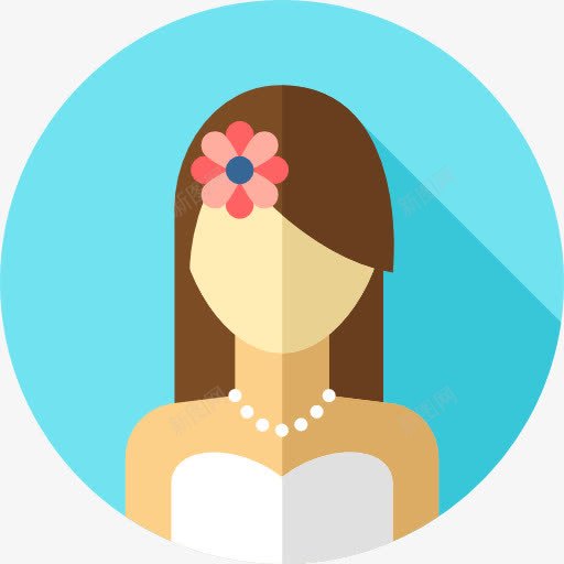 新娘图标png_新图网 https://ixintu.com 人 女人 新娘 爱情和浪漫的用户 爱没有距离 美丽的婚礼