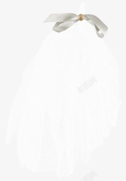 装饰纱巾白色纱巾高清图片