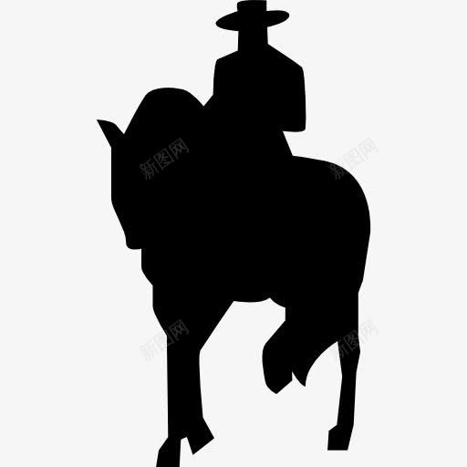 弗拉门戈的剪影一个人骑着一匹马图标png_新图网 https://ixintu.com 人 弗拉门戈 弗拉门戈的图标 形状 男 舞蹈 轮廓 马