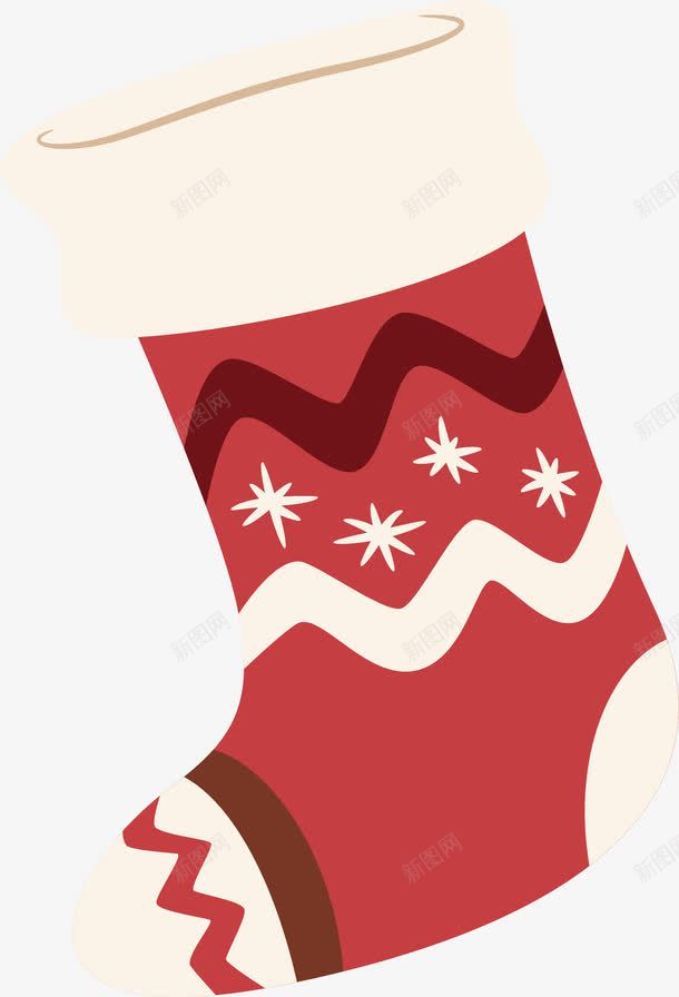 红色的圣诞袜png免抠素材_新图网 https://ixintu.com 圣诞促销 圣诞礼物 圣诞节 圣诞袜 矢量png 红色圣诞袜