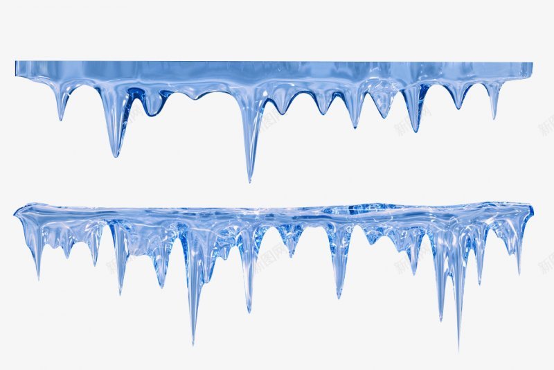 冰棱氛围装饰png免抠素材_新图网 https://ixintu.com 冰棱 氛围装饰
