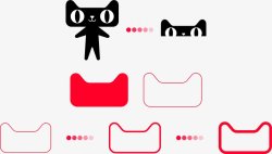 天猫形象icon使用规范天猫猫头视觉规范图标图标