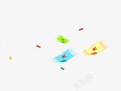 红包金币漂浮素材素材