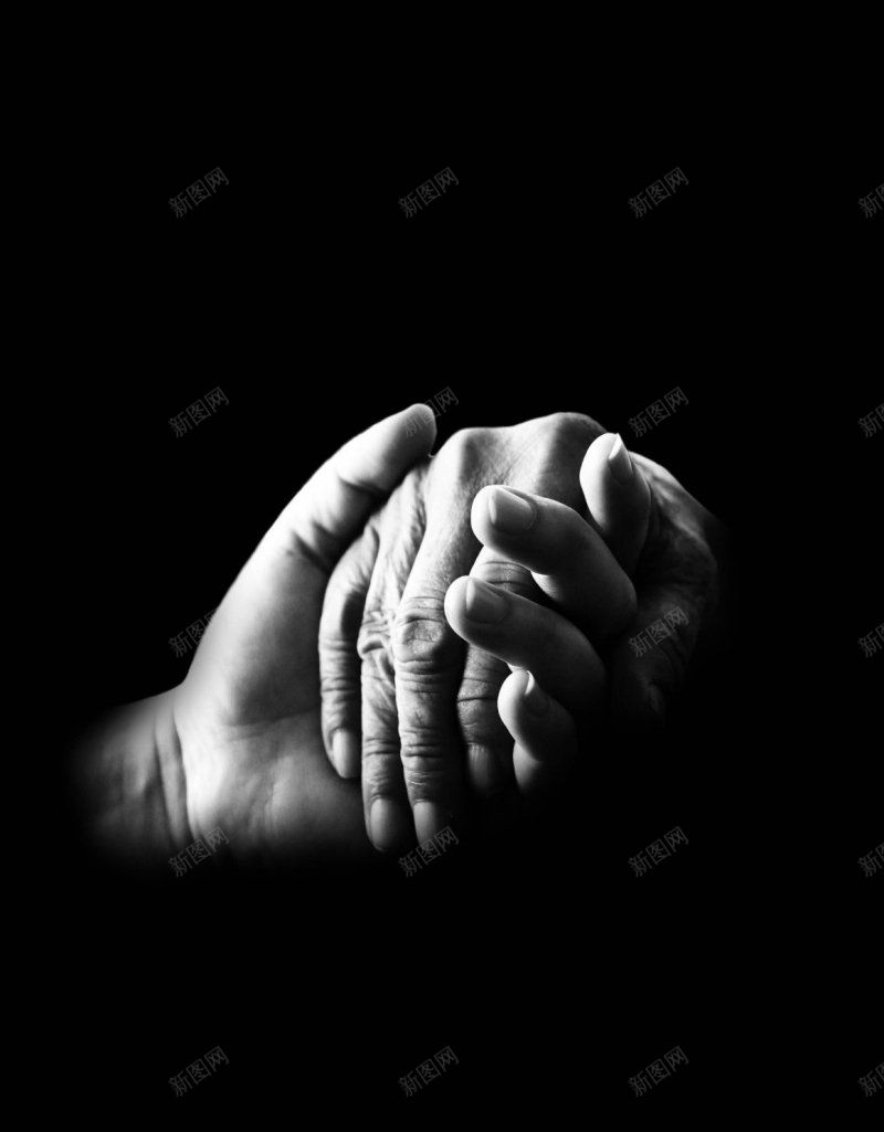 04081特写两只手牵在一起唤醒人们对老年人的jpg设计背景_新图网 https://ixintu.com Favorite