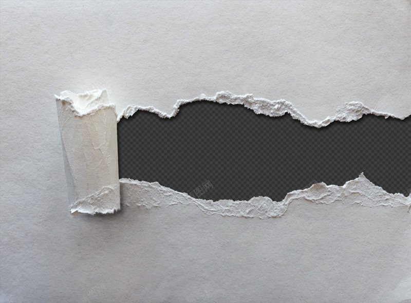 02887花纹随意的撕开白色的墙壁纸露出背面黑jpg设计背景_新图网 https://ixintu.com 撕开