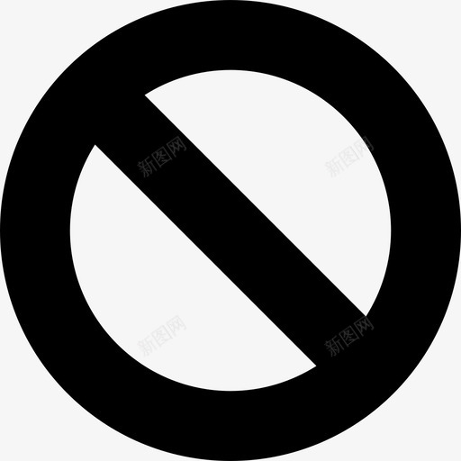 禁止的假象标志图标svg_新图网 https://ixintu.com 标志 禁止的假象