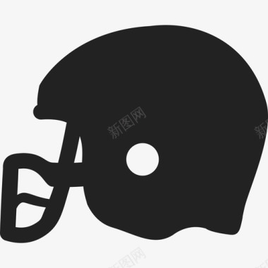 美式足球头盔敲打体育体育偶像图标图标