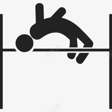 男子跳高体育人2图标图标