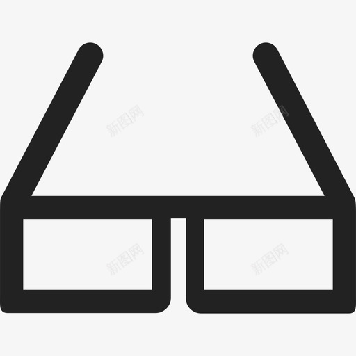 眼镜教育装满图标svg_新图网 https://ixintu.com 教育 眼镜 装满