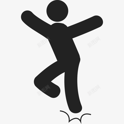 跳跃的人人人2图标svg_新图网 https://ixintu.com 人 人2 跳跃的人