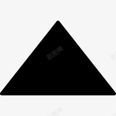 简单三角形形状图标图标