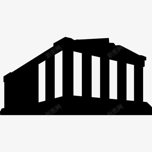 雅典卫城纪念碑纪念碑图标svg_新图网 https://ixintu.com 纪念碑 雅典卫城