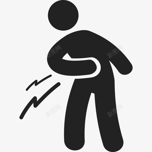 胃痛人人2图标svg_新图网 https://ixintu.com 人 人2 胃痛