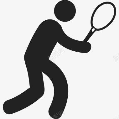 网球运动员体育运动人类2图标图标