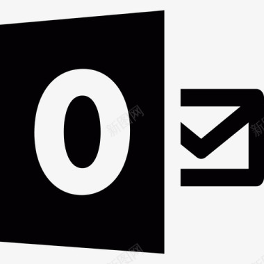 Outlook徽标商务图标图标