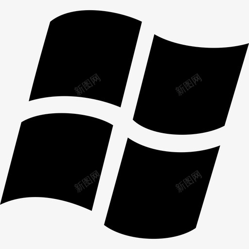 Windows徽标计算机图标svg_新图网 https://ixintu.com Windows徽标 计算机