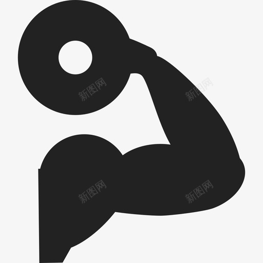哑铃训练运动运动偶像图标svg_新图网 https://ixintu.com 哑铃训练 运动 运动偶像