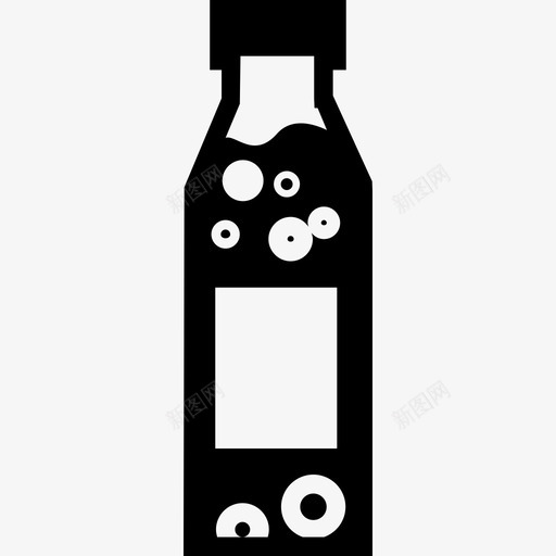 汽水瓶食物图标svg_新图网 https://ixintu.com 汽水瓶 食物