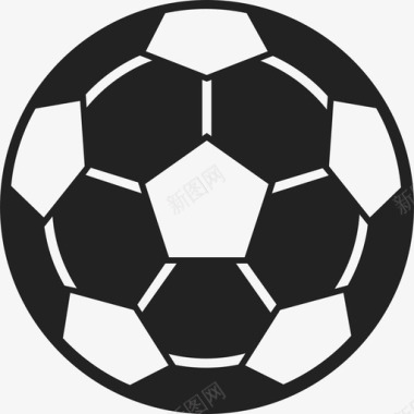 足球轮廓运动运动偶像图标图标