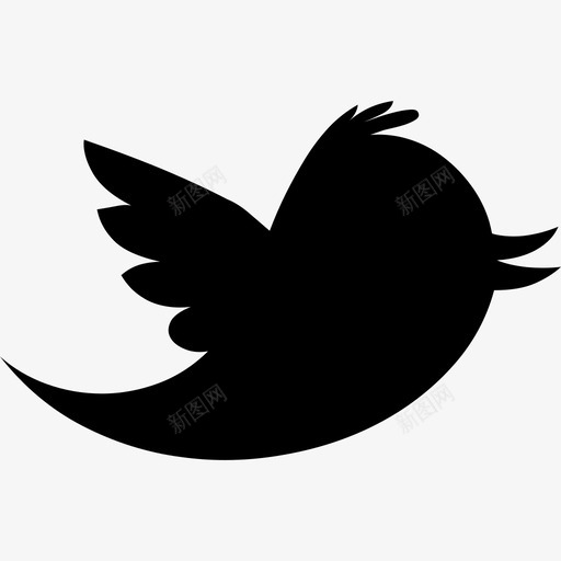 Twitter徽标社交图标svg_新图网 https://ixintu.com Twitter徽标 社交