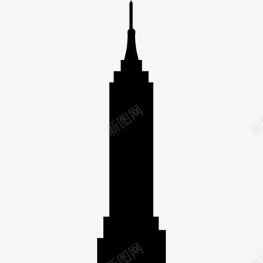 帝国大厦曼哈顿纽约EEUU纪念碑纪念碑图标图标