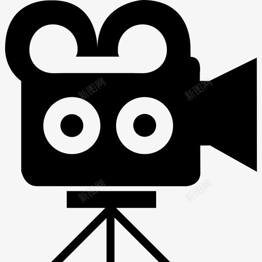 复古电影摄影机图标svg_新图网 https://ixintu.com 复古电影摄影机