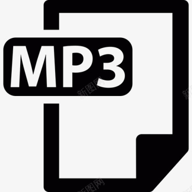 MP3格式技术图标图标