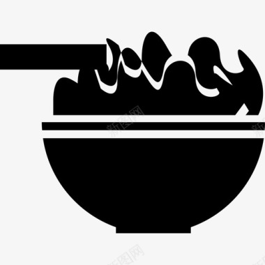 中餐碗图标图标
