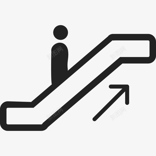 爬电动楼梯的人3人已满图标svg_新图网 https://ixintu.com 3人 已满 爬电动楼梯的人