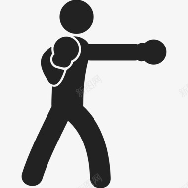 拳击运动人2图标图标