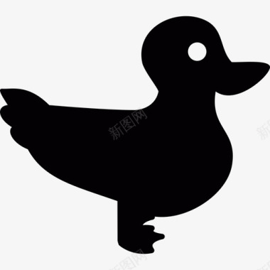 橡胶鸭子动物图标图标
