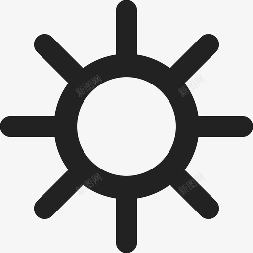 太阳天气ios7lite图标svg_新图网 https://ixintu.com ios7lite 天气 太阳