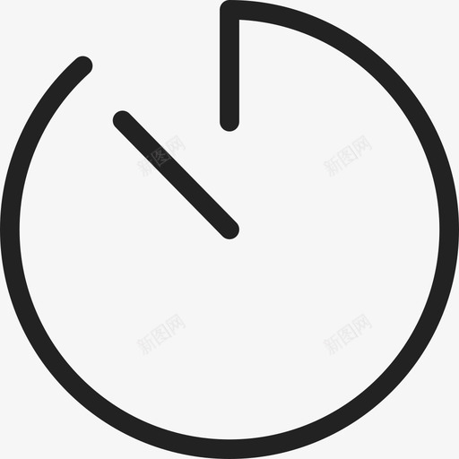 光钟OtlineiOS7超轻图标svg_新图网 https://ixintu.com iOS7超轻 光钟Otline