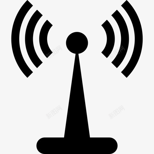 Wifi信号塔工具和器具电话图标svg_新图网 https://ixintu.com Wifi信号塔 工具和器具 电话图标