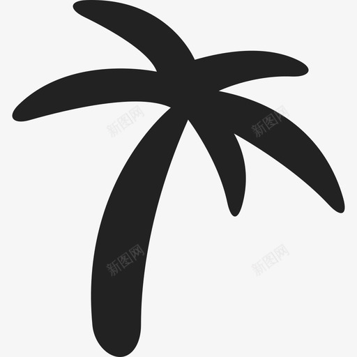 棕榈树黑色形状自然通用11图标svg_新图网 https://ixintu.com 棕榈树黑色形状 自然 通用11