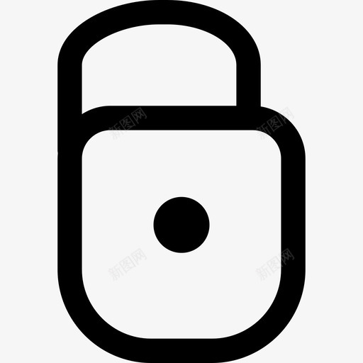 锁定接口通用05图标svg_新图网 https://ixintu.com 接口 通用05 锁定