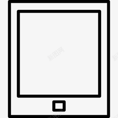 方形平板电脑技术通用01图标图标
