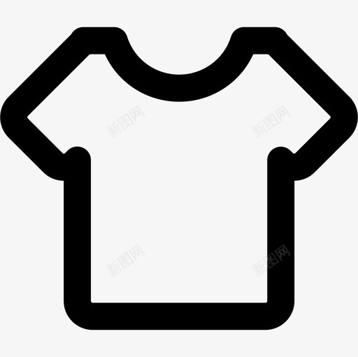 白色圆领衬衫时尚ios7lite图标svg_新图网 https://ixintu.com ios7lite 时尚 白色圆领衬衫