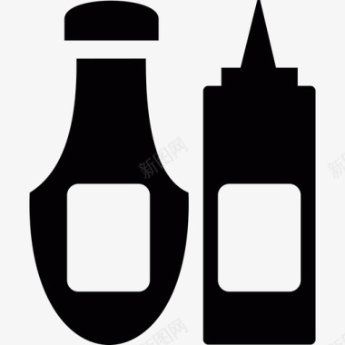 酱汁容器食品图标图标