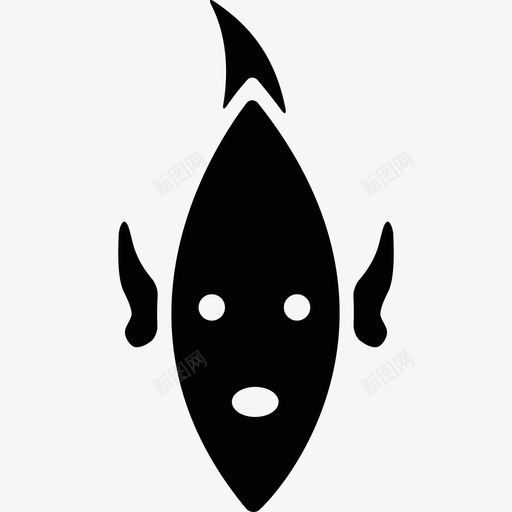 鱼脸动物野生动物图标svg_新图网 https://ixintu.com 动物 野生动物 鱼脸